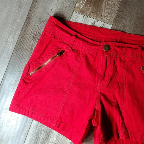Faded Glory Size 4 Red Women’s Shorts - Picture 2 of 8